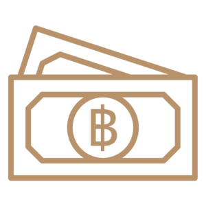 Thai Baht icon of Lalin lumina massage in bangkok